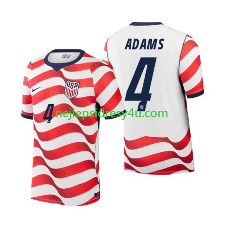 Fotbalový Dres Spojené Státy Americké Tyler Adams 4 Domácí Mistrovství světa 2026 Fotbalový Dres Spojené Státy Americké Tyler Adams 4 Domácí Mistrovství světa 2026